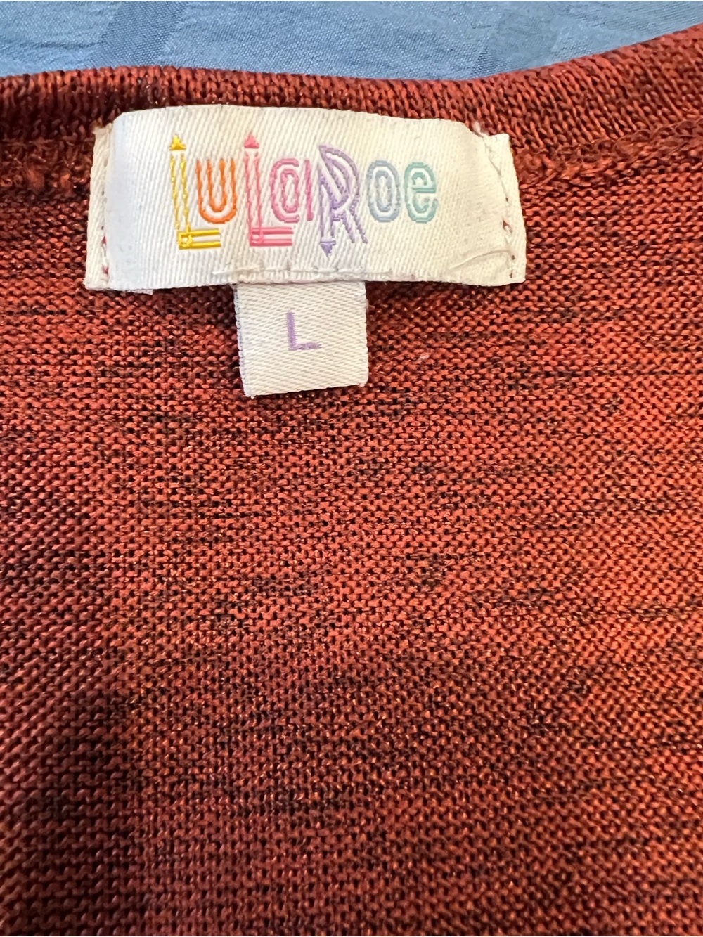 LuLaRoe Sarah - Burnt Orange - Picture 4 of 8